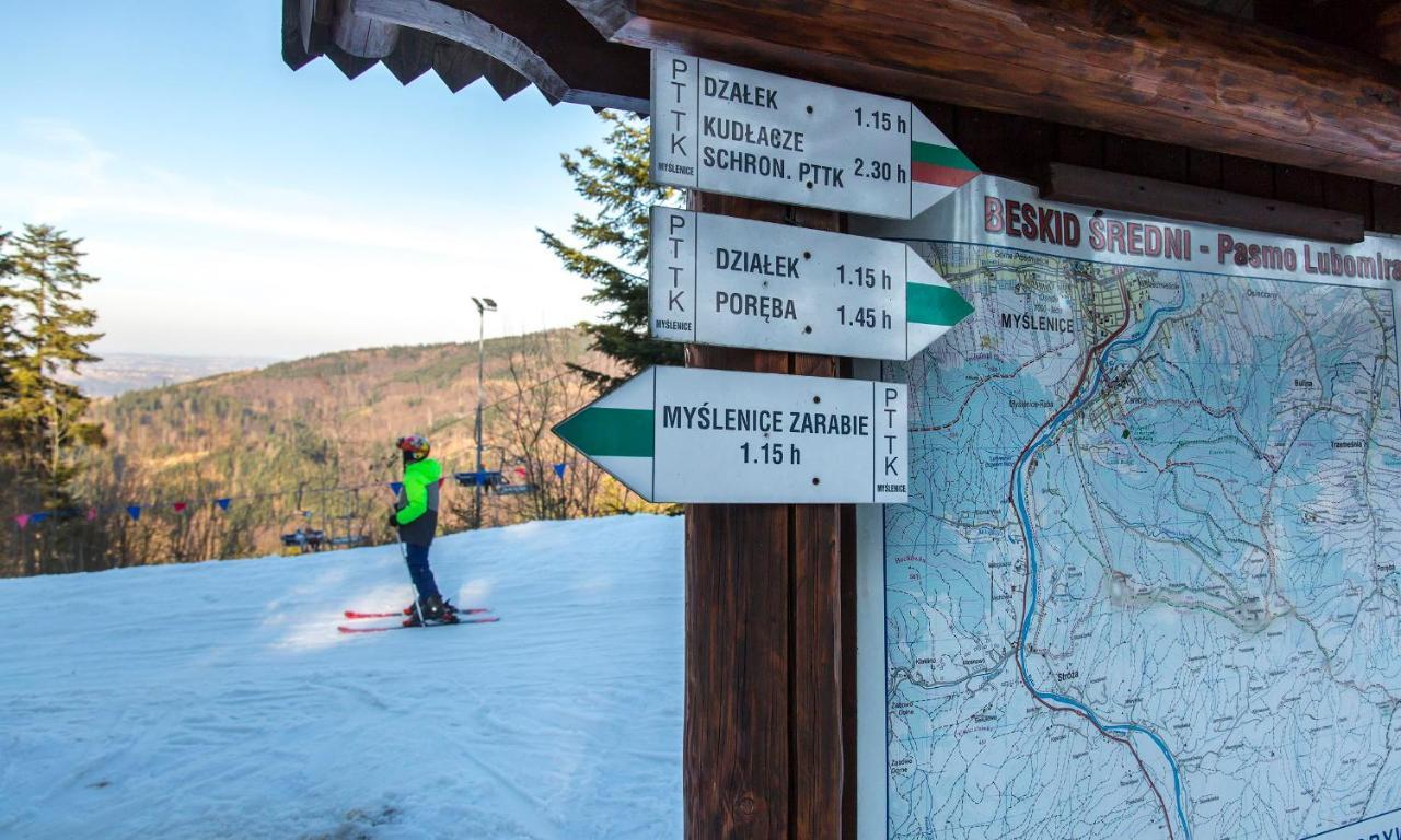 Sloneczny Chelm - Apartamenty W Gorach, Prywatna Sauna Jacuzzi Balia W Cenie, Spa, Grill, Stok Narciarski Myslenice, Sciezki Rowerowe, Rzeka Raba, Widok Na Tatry Kültér fotó