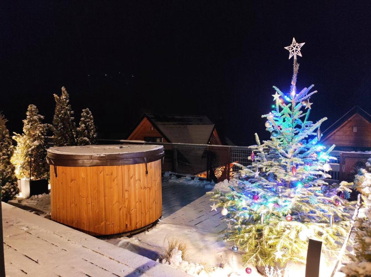 Sloneczny Chelm - Apartamenty W Gorach, Prywatna Sauna Jacuzzi Balia W Cenie, Spa, Grill, Stok Narciarski Myslenice, Sciezki Rowerowe, Rzeka Raba, Widok Na Tatry Kültér fotó